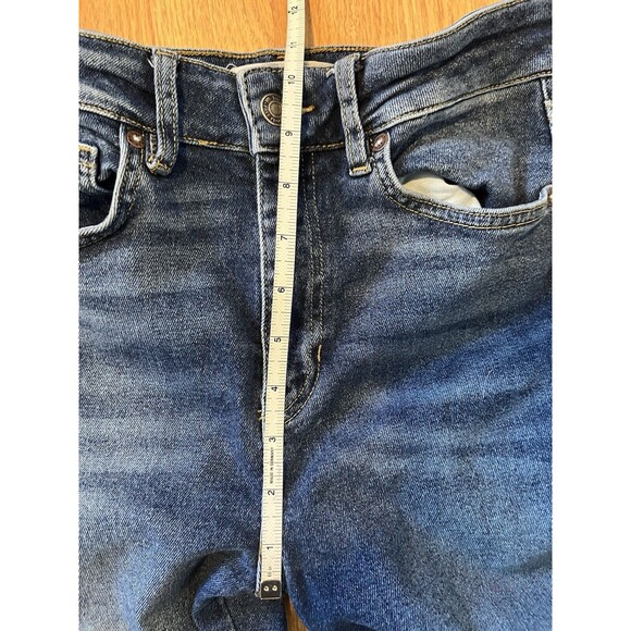 Free People We The Free High Rise Raw Hem Skinny Jeans Size 28 - Picture 6 of 8